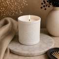 Hand-pouredGoji Berry and Tarocco Orange luxury soy candle by LUMANIC 